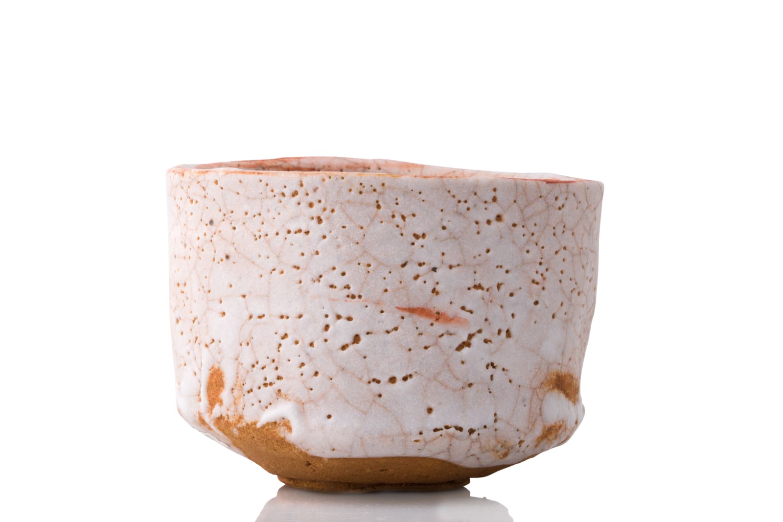 Shiro Tsujimura, Shino Tea Bowl, 2011