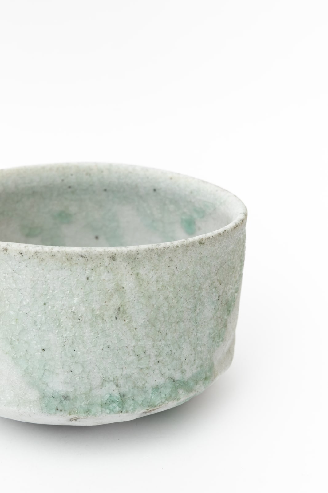 Yui Tsujimura, White Shino Tea Bowl - 白志野筒茶盌
