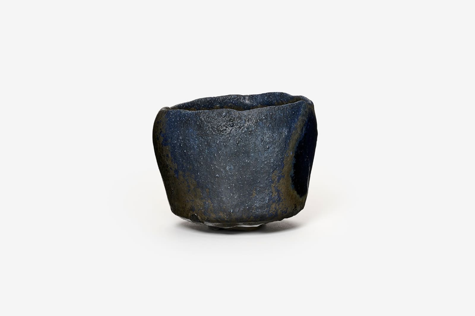 Hiroshi Goseki, Yohen Black Tea Bowl 蒼変黒茶盌, 2024