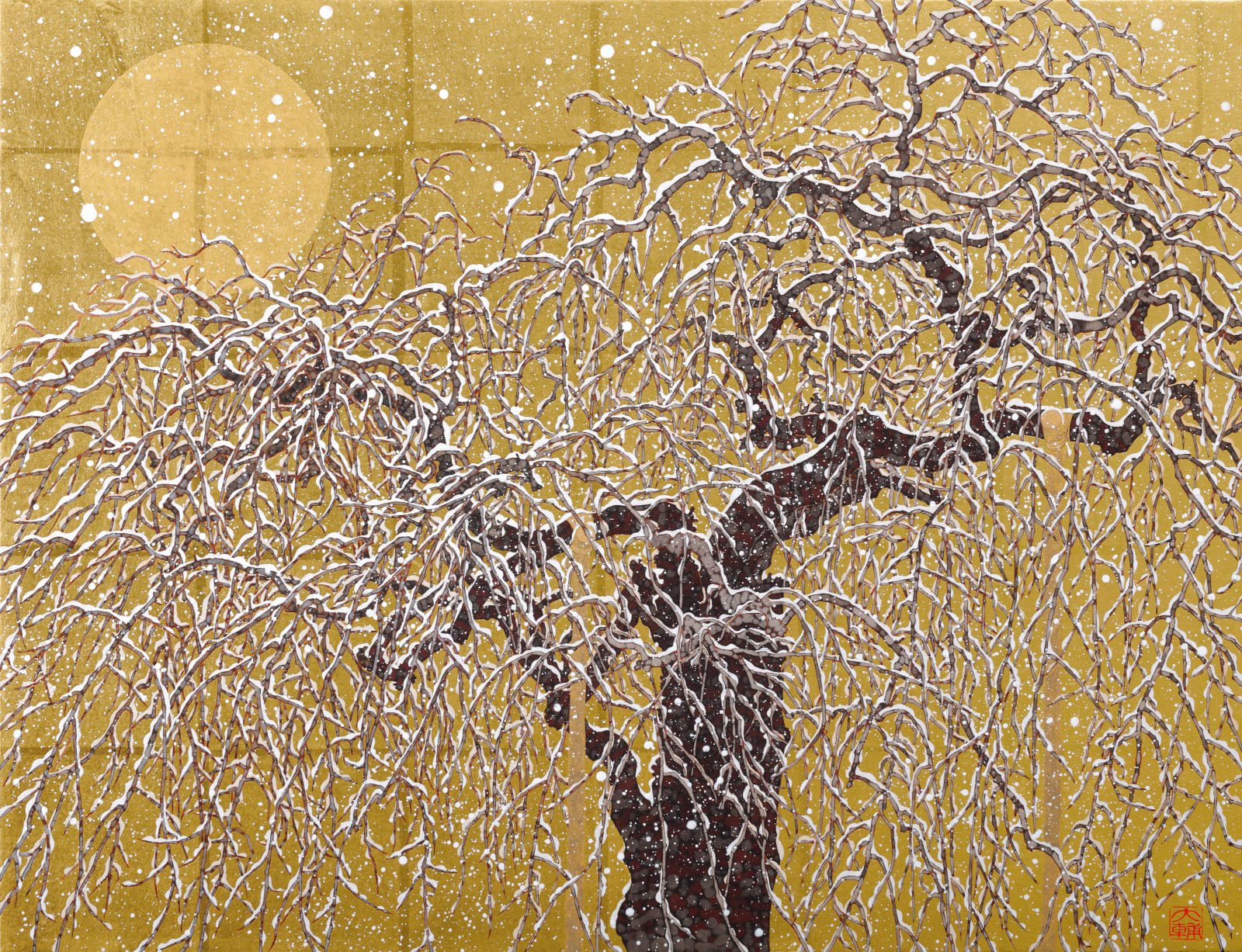 Daisuke Nakano, 雪月花, Snow, Moon, Flower, 2020