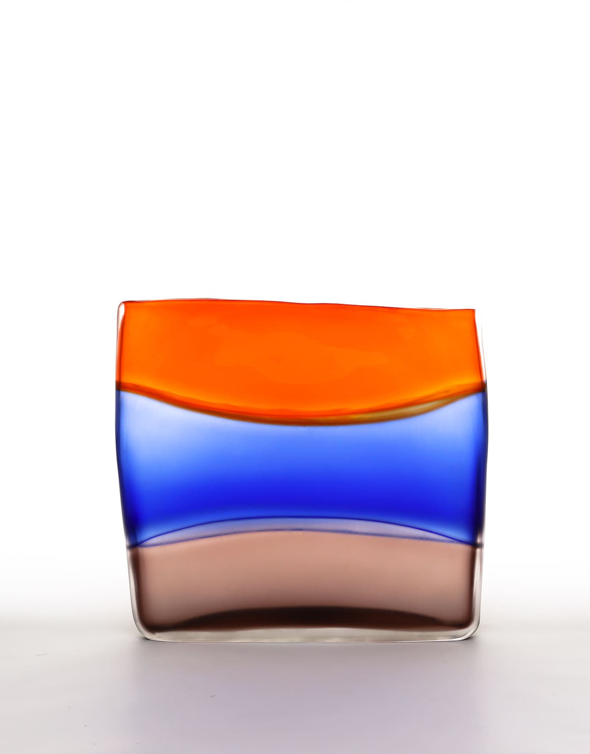 Laura de Santillana, Flag 2002 (orange/blue), 2002