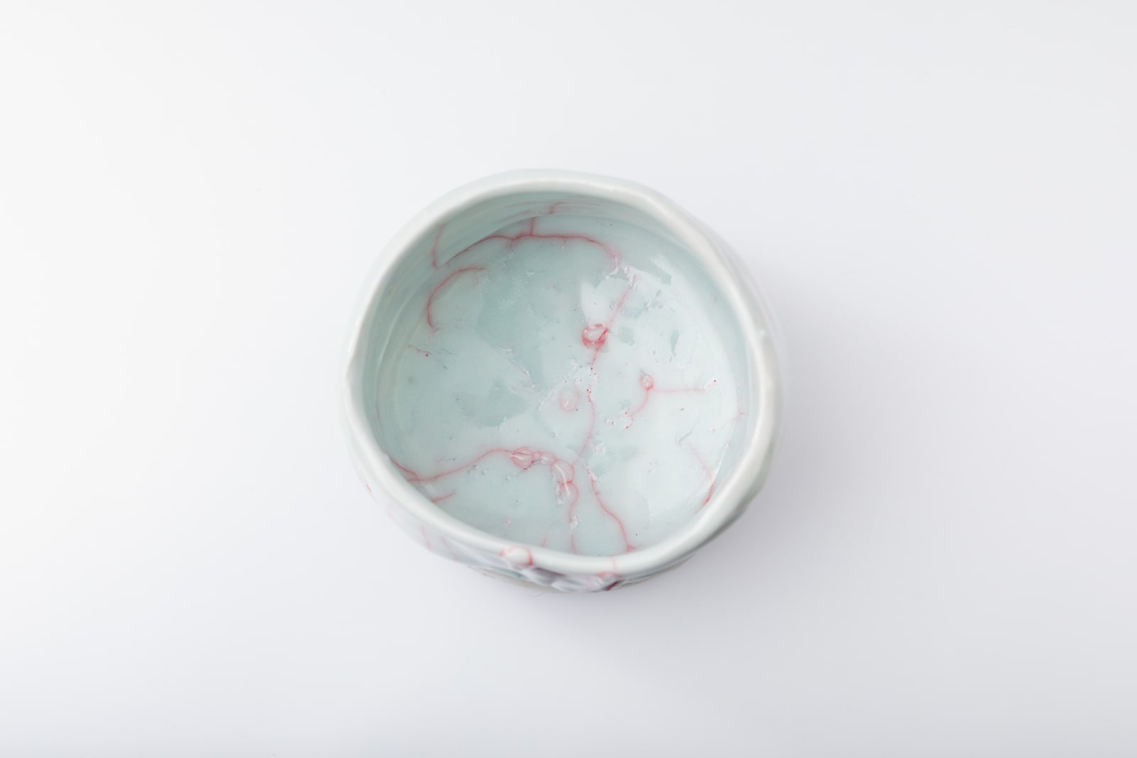 Kodai Ujiie, Celadon and Lacquer Tea Bowl, 2021