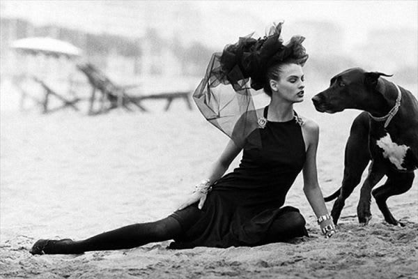 Peter Lindbergh, Linda Evangelista, Italian Vogue , 1986