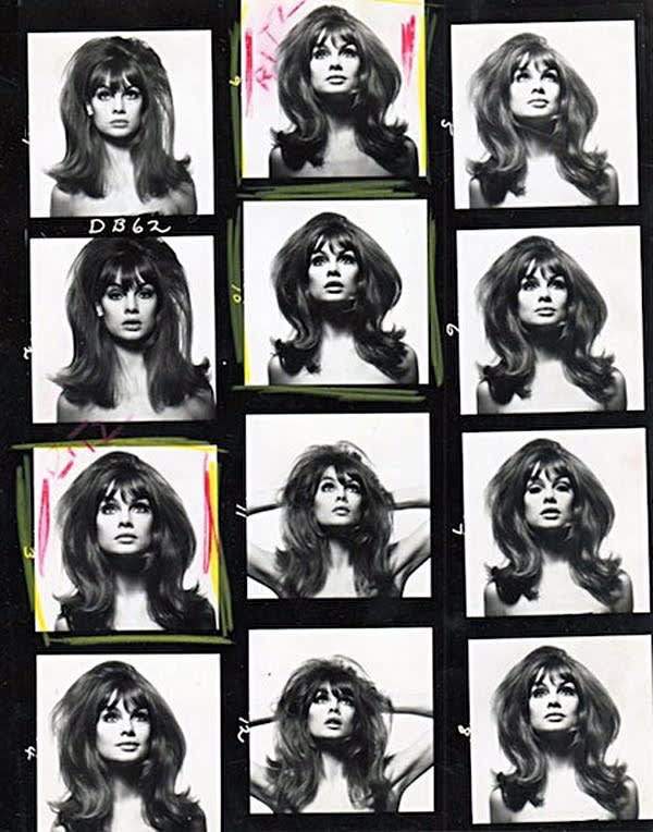David Bailey, Jean Shrimpton, Contact Sheet