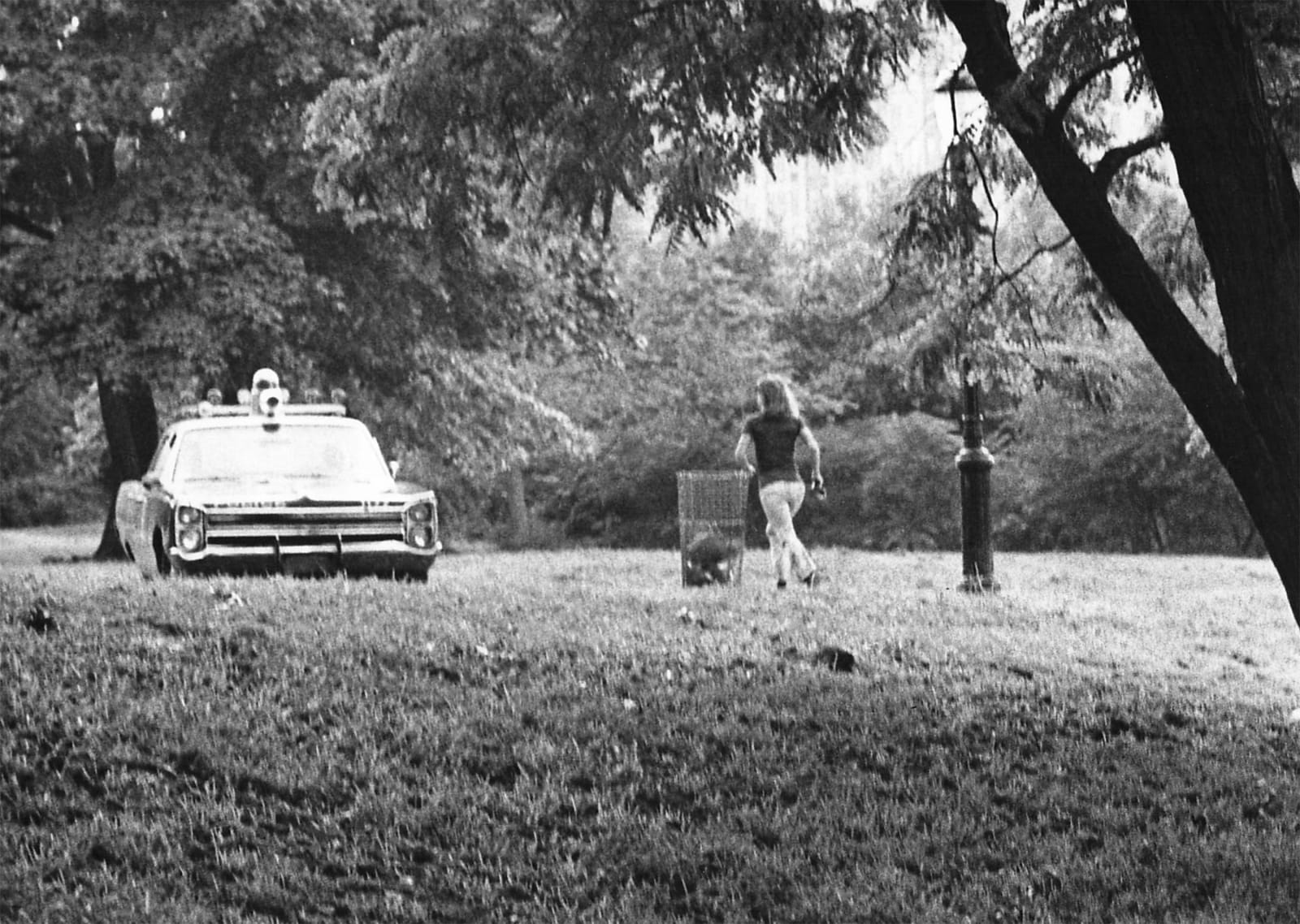 Ron Galella, Jackie jogging in Central Park, October 4, 1971