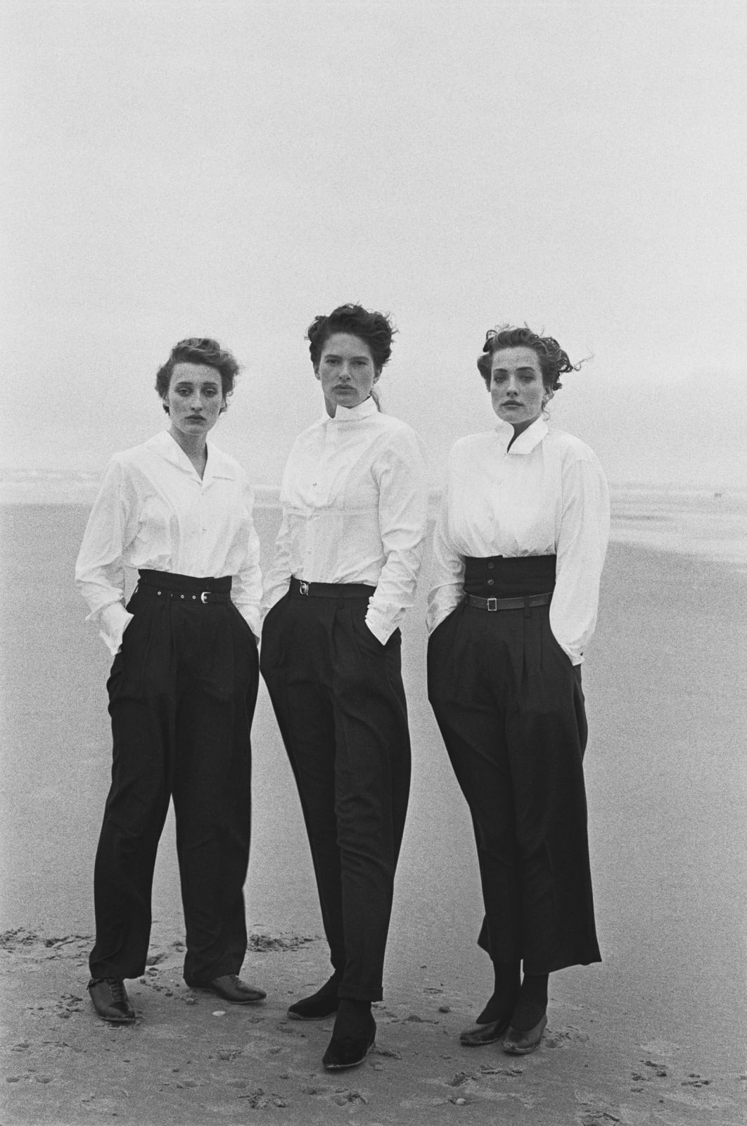 Peter Lindbergh, Lynne Koester, Marie-Sophie Wilson, Tatjana Patitz, 1987