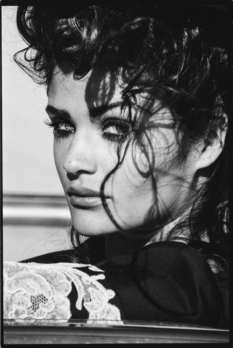 Max Vadukul, Betty Boop, Helena Christensen, for Vogue Paris, El Mirage Desert, 1991
