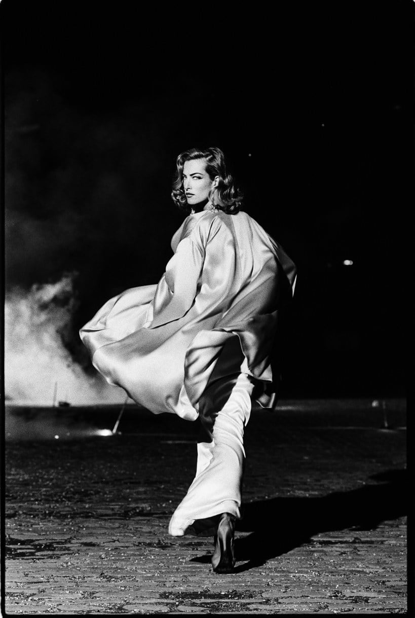 Max Vadukul, The Wildest Dreams, Tatjana Patitz, "Fellini", for British Vogue, Paris, 1992