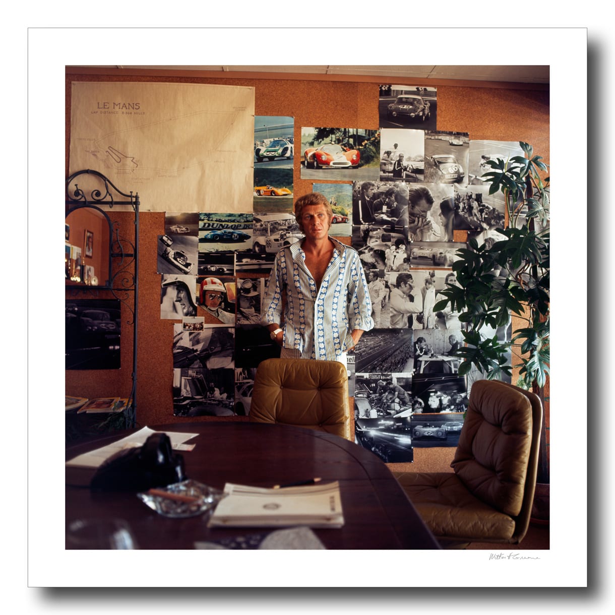 Milton H. Greene, Steve McQueen photographed in Los Angeles, 1969