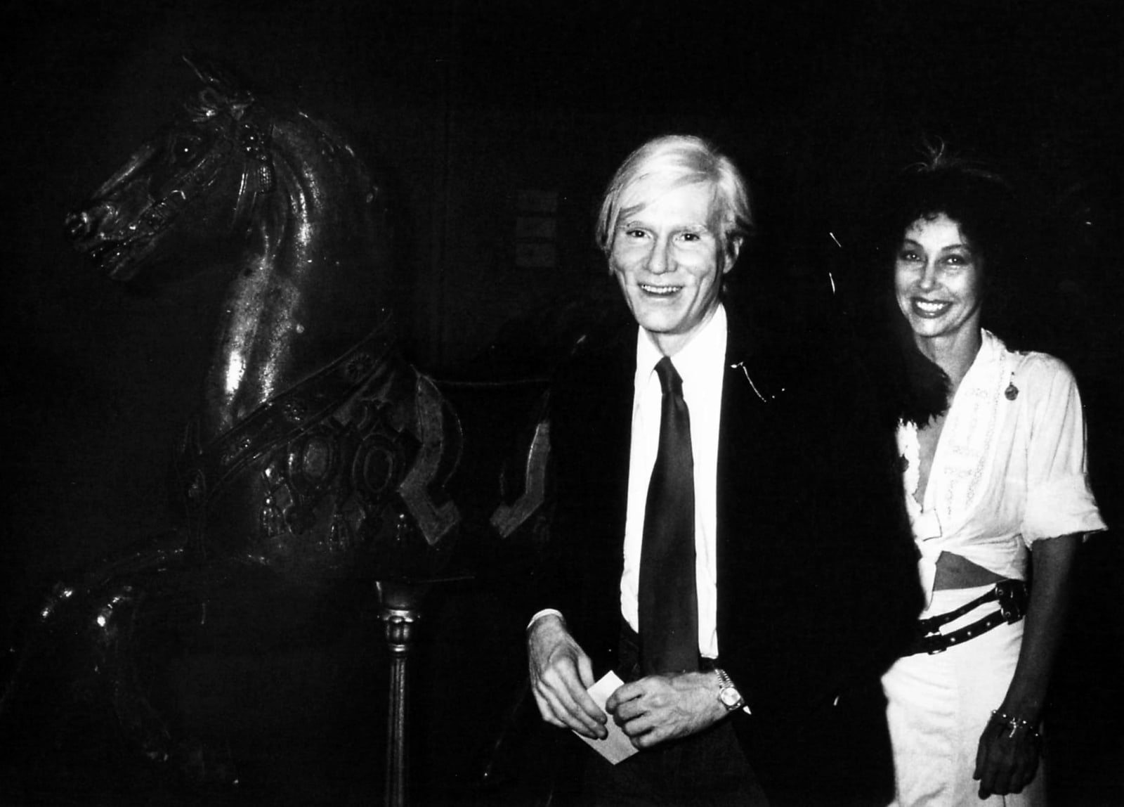 Ron Galella, Andy Warhol and Ultra Violet at the Museum of American Folk Art, exhibition: Folk and Funk - Andy Warhol´s Folk Art World, New York City, NY, September 19, 1977