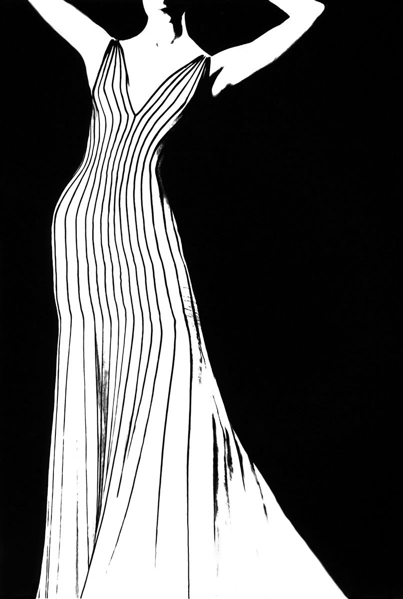 Lillian Bassman, Dress by Thierry Mugler, German VOGUE, 1998