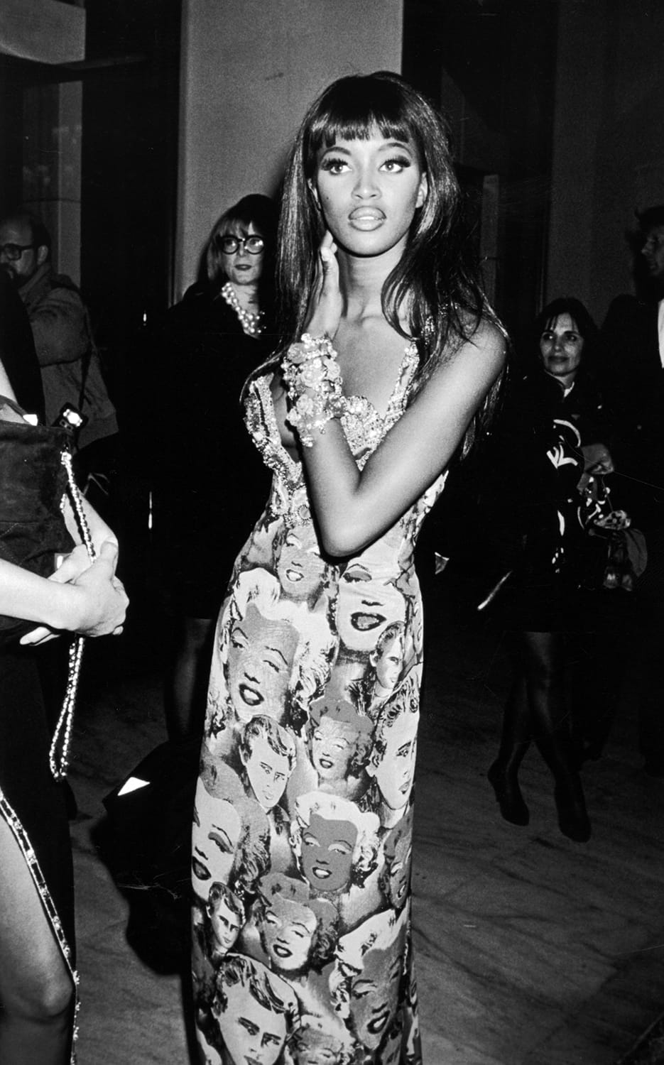 Ron Galella, Naomi Campbell at the Century Plaza Hotel, Los Angeles, California, 1991