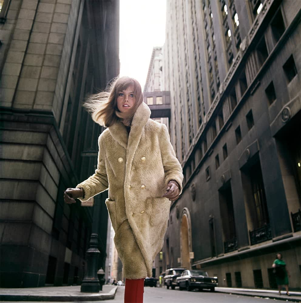William Helburn, Jean Shrimpton Wall Street, New York, NY, 1964