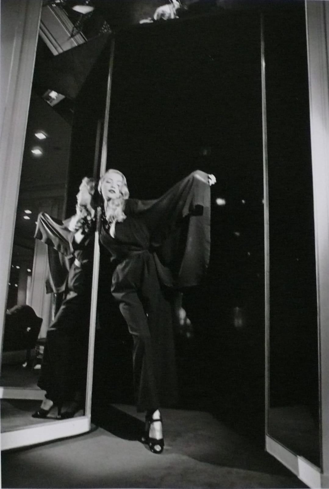 Jeanloup Sieff, Angelika Boll, dress by Yves Saint Laurent, US Elle , 1995