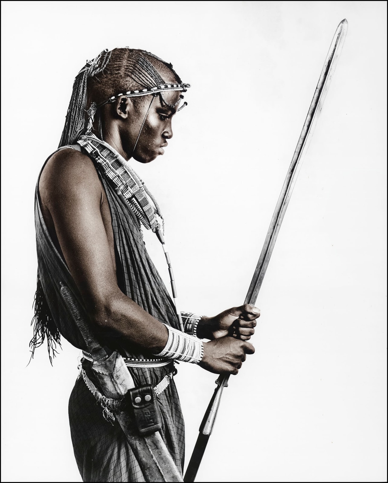 Jan C. Schlegel, Massai warrior #2, Kenya, 2017