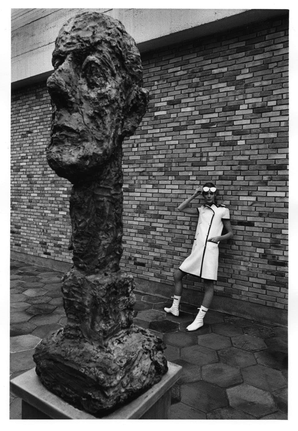 Jeanloup Sieff, Courrèges, Maeght Foundation, Saint-Paul-de-Vence, 1965