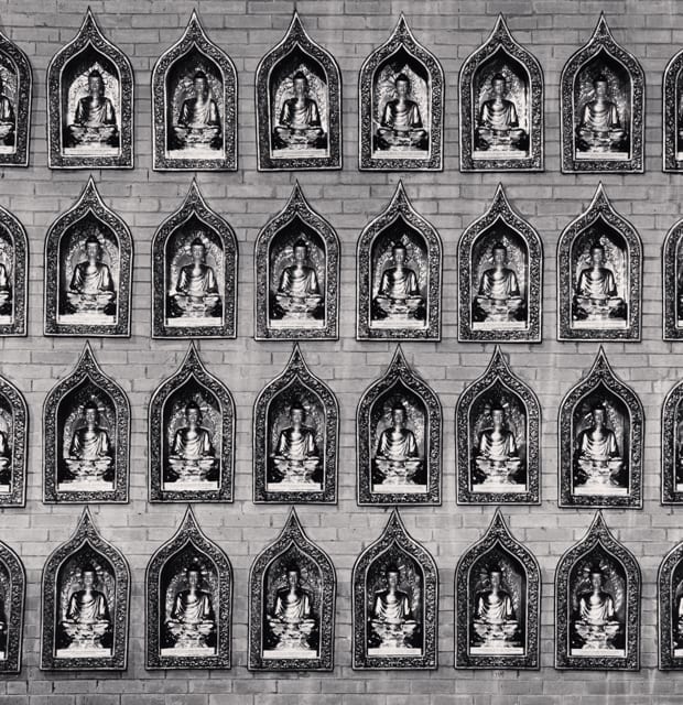 Michael Kenna, Wall of Buddhas, Bai Dinh Pagoda, Ninh Binh, Vietnam, 2019