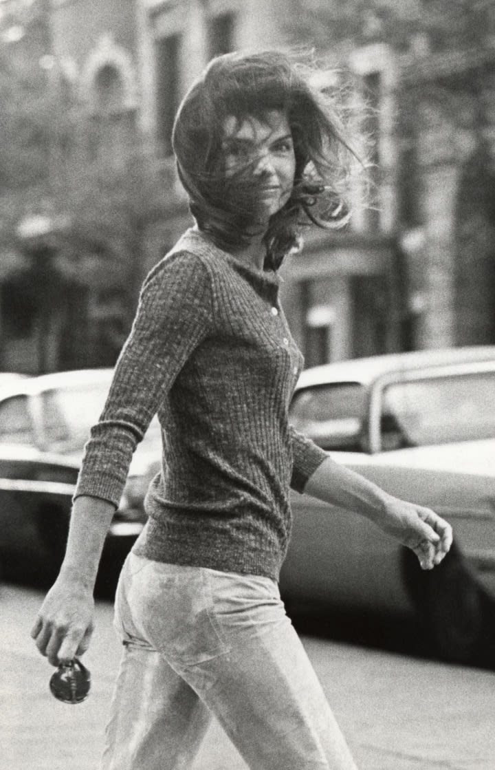 Ron Galella, Windblown Jackie, New York City, 1971