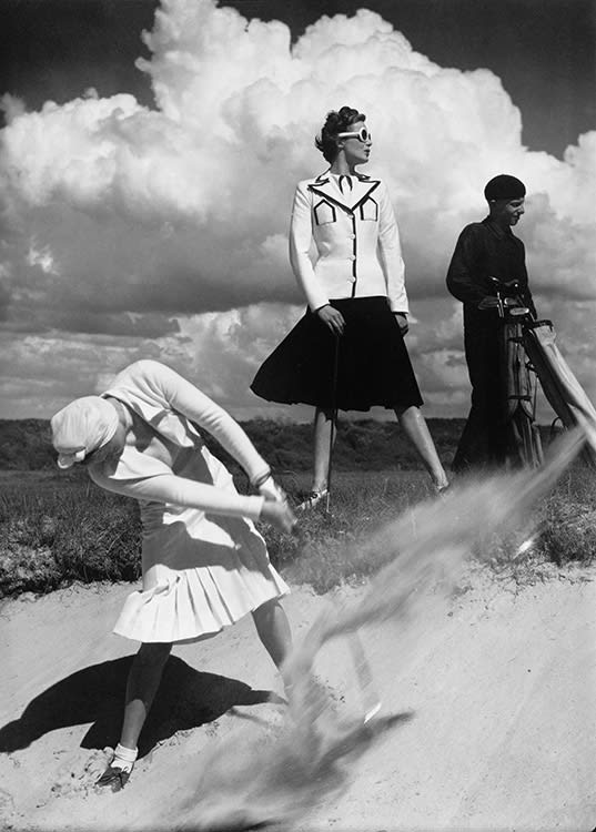 Norman Parkinson, Golfing at le Touquet, for Harper’s Bazaar, August, 1939