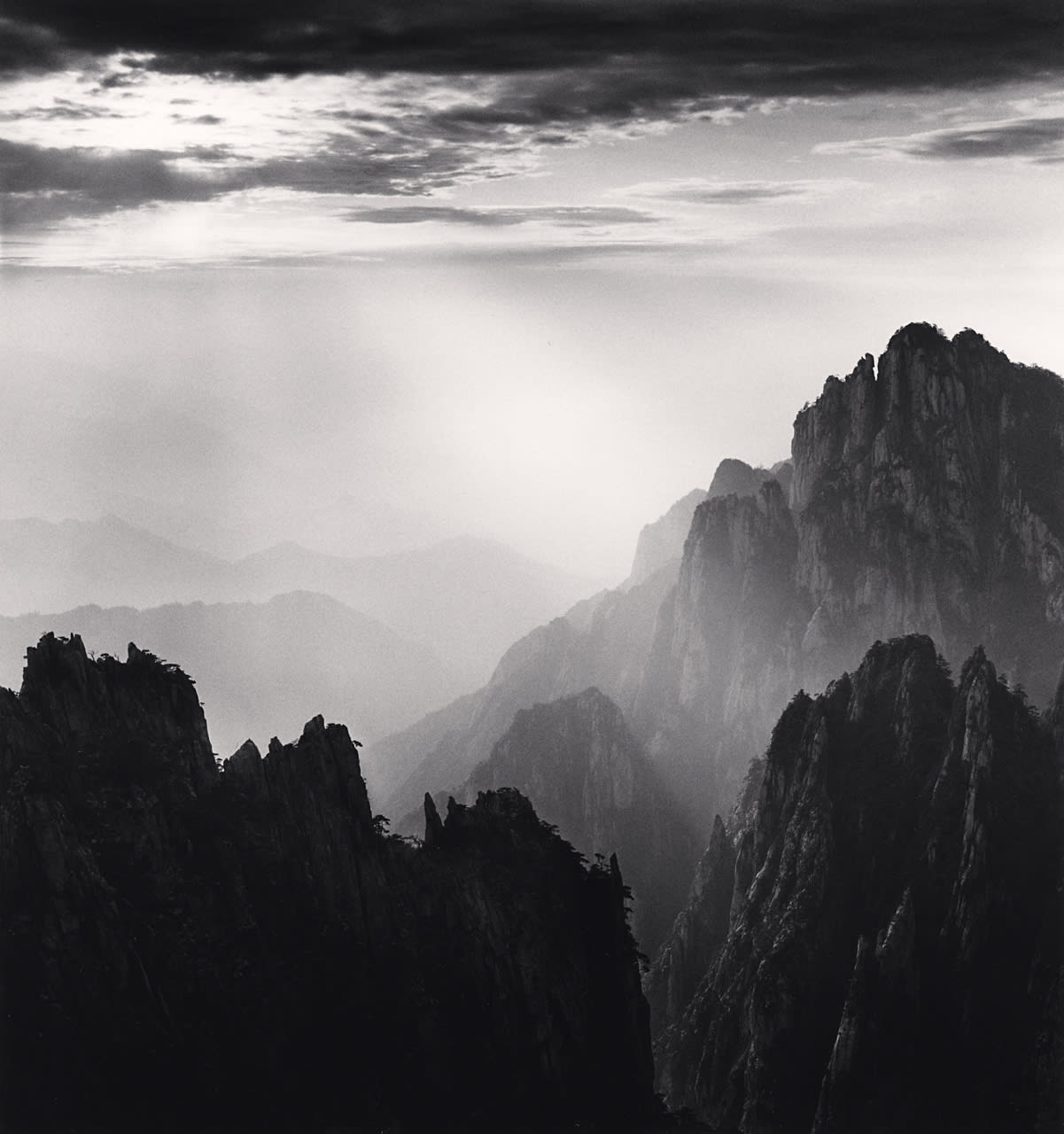Michael Kenna, Huangshan Mountains, Study 62, Anhui, China, 2017