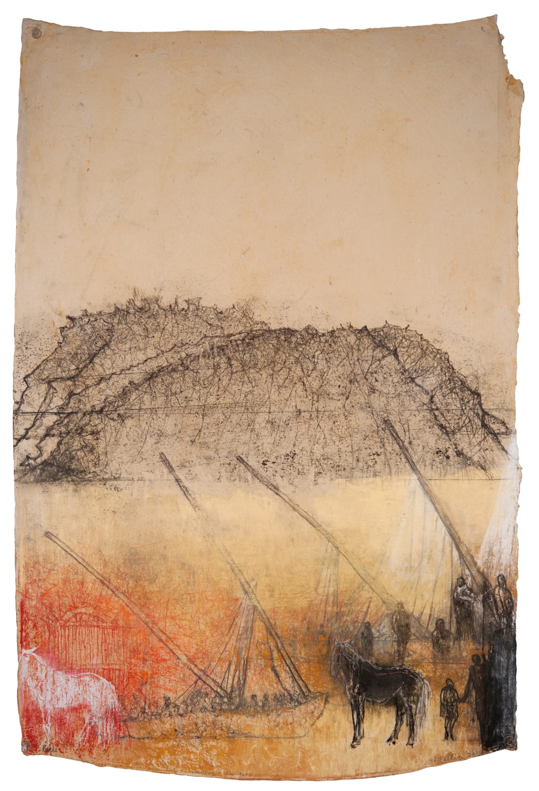 Irving Petlin, Waiting for Yes, 2014