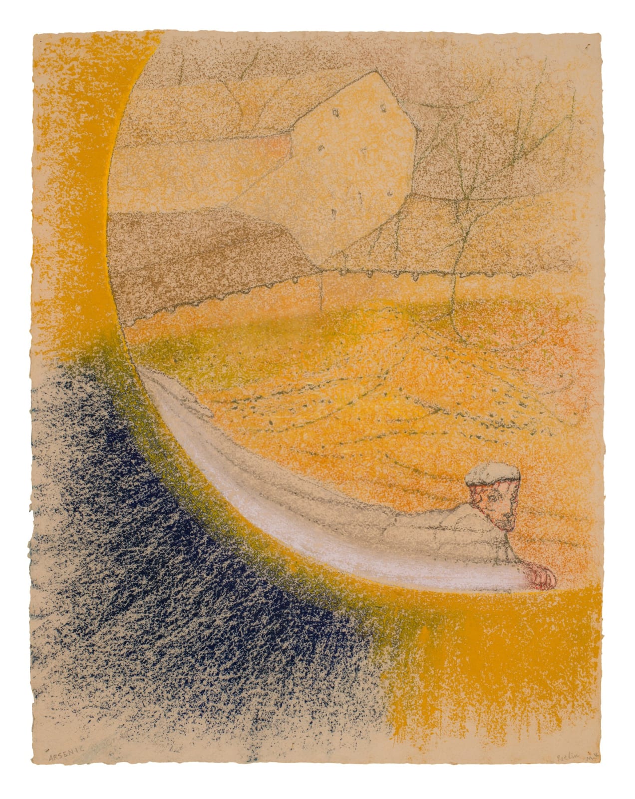 Irving Petlin, The Pastel Arsenic from the Periodic Table, 1988