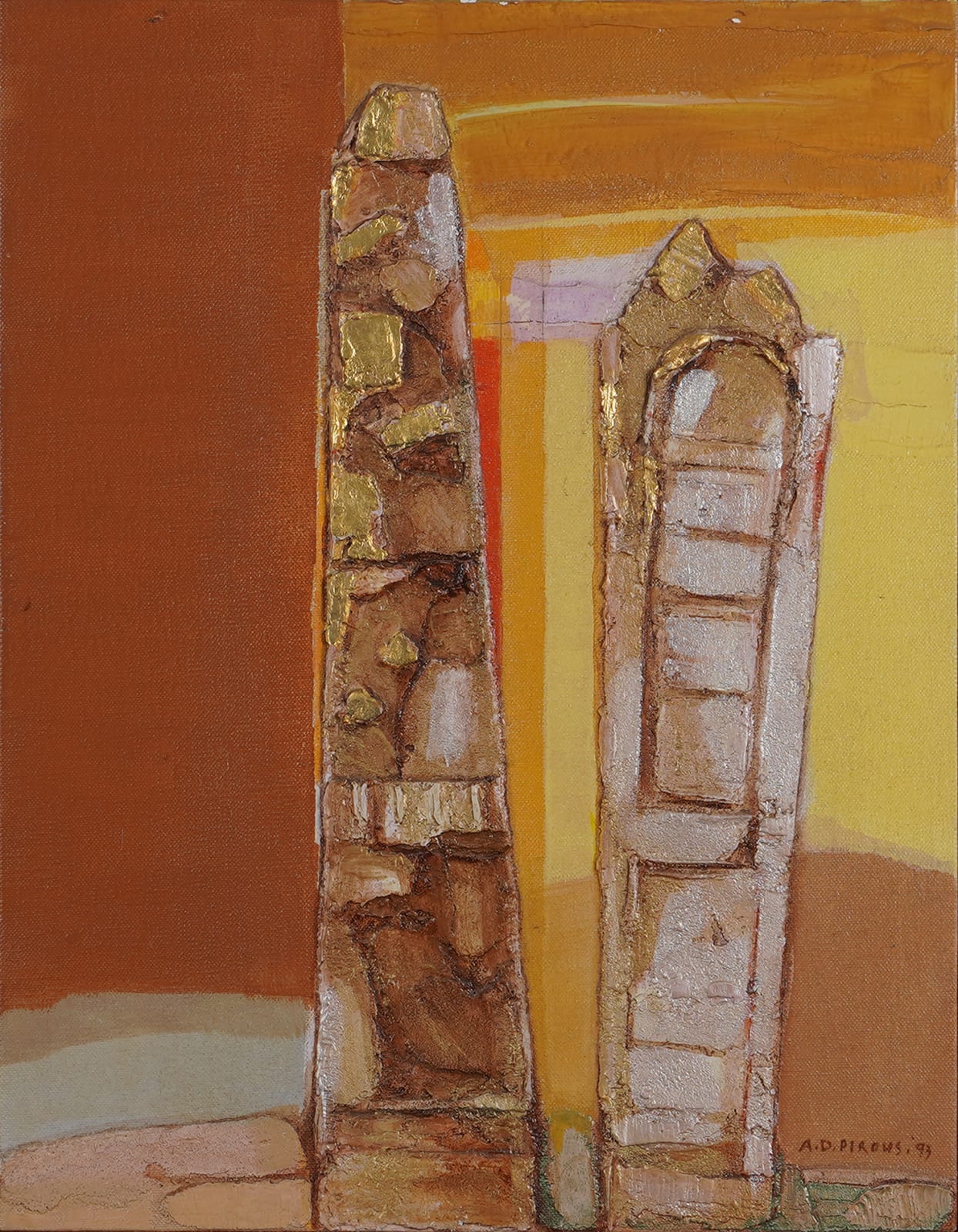 A.D. Pirous, Dua Batu Jaman, 1993