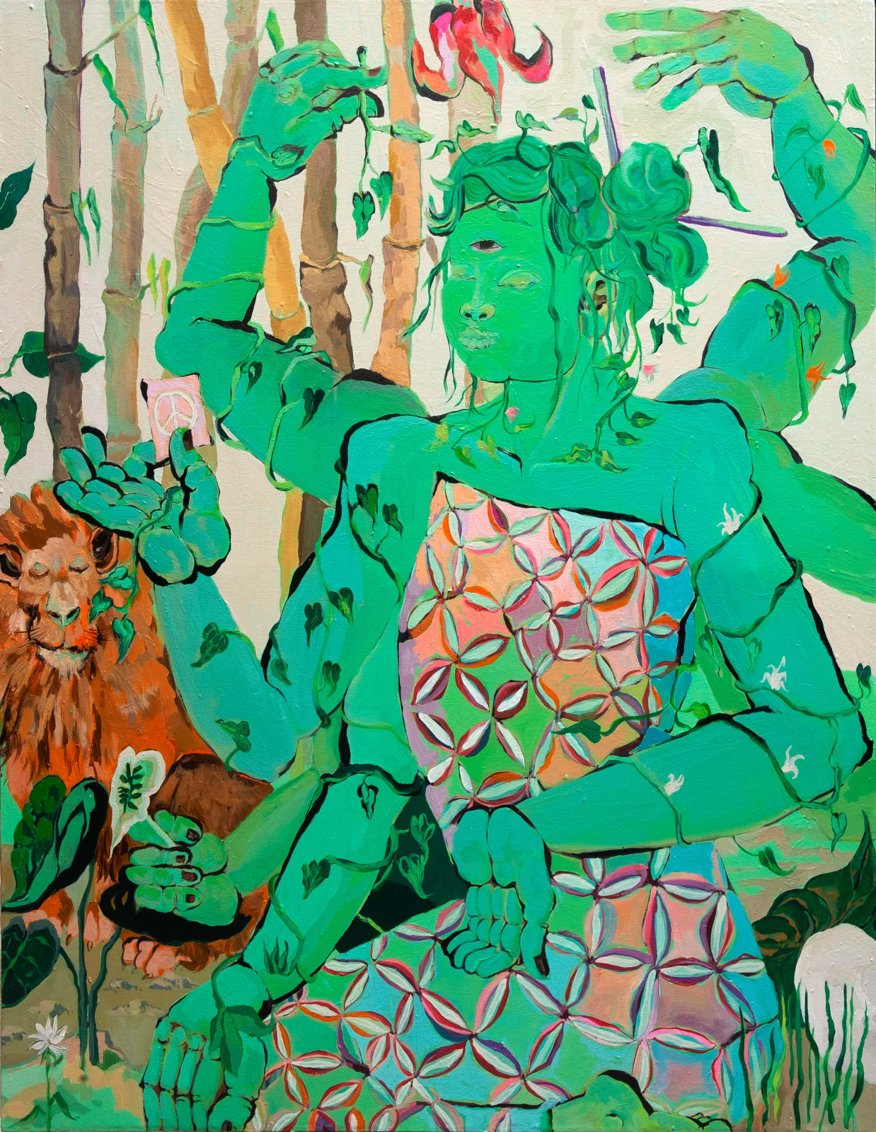 Franziska Fennert, Durga - Balance on Earth, 2023 | isaartgallery
