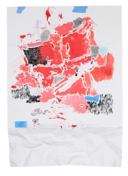 Ida Lawrence, Tampered Notes (Trace Track Scrunch Stack) , 2021-2025