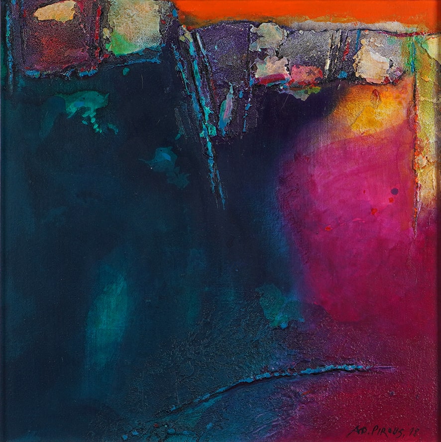 A.D. Pirous, Menjelang Senja, 2018