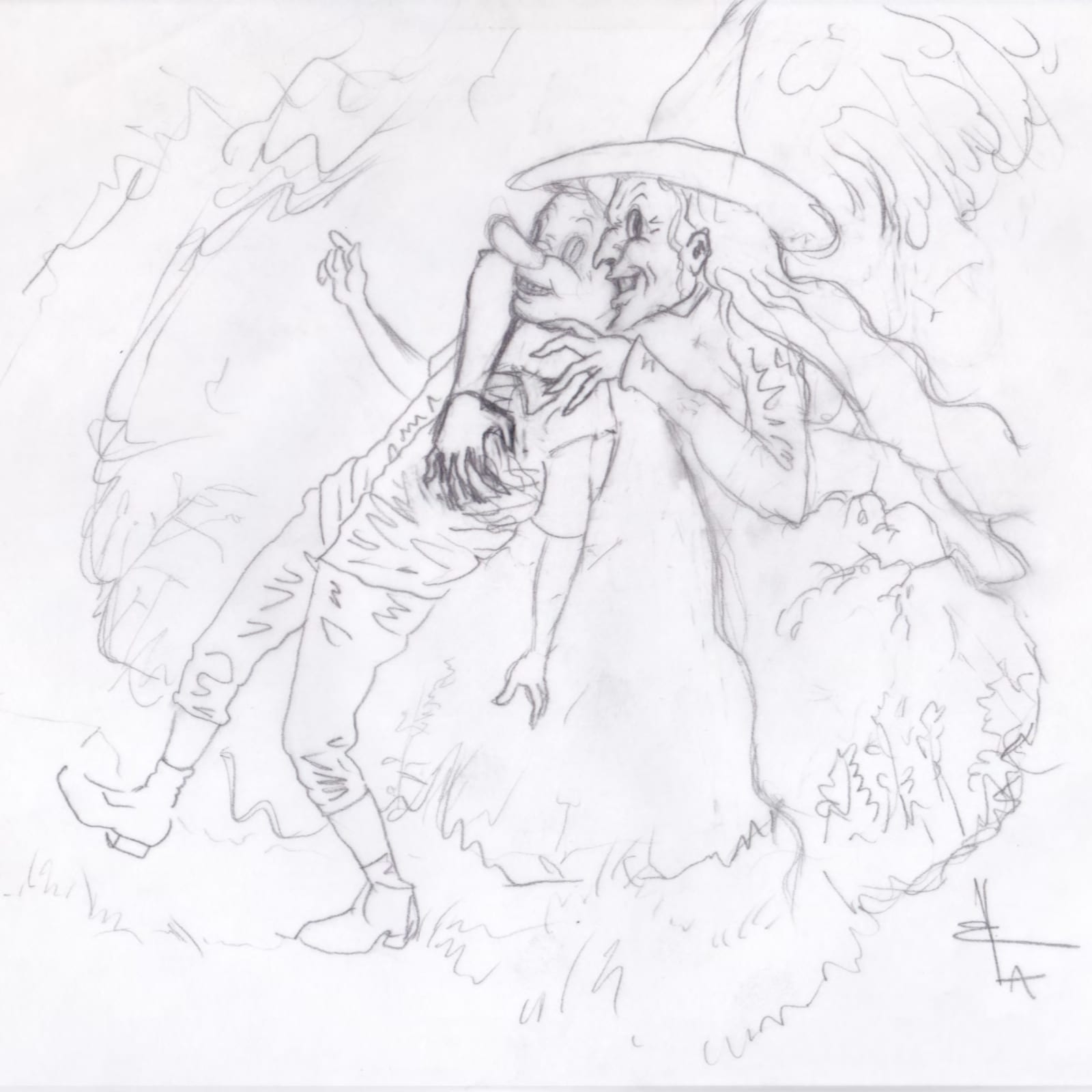 Víctor Castillo, Sketch n°19 – Where Are You Going, Young Man?, 2020