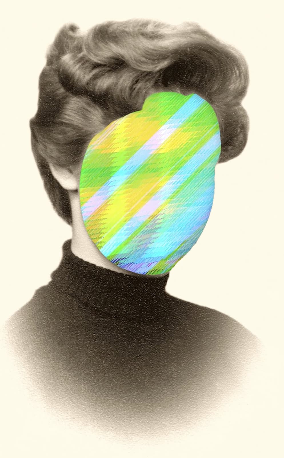 Andrea Wolf, Faces, Traces (woman), 2018