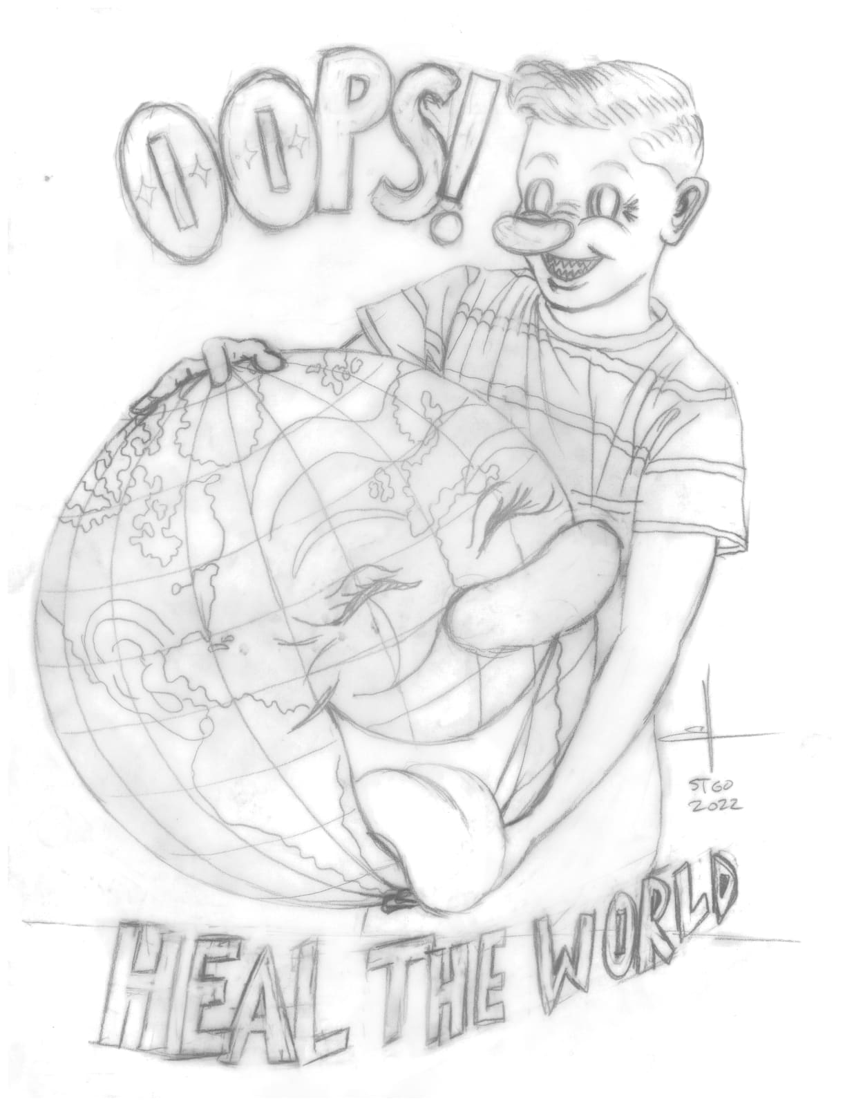 Víctor Castillo, Sketch n°35 – Heal The World, 2022