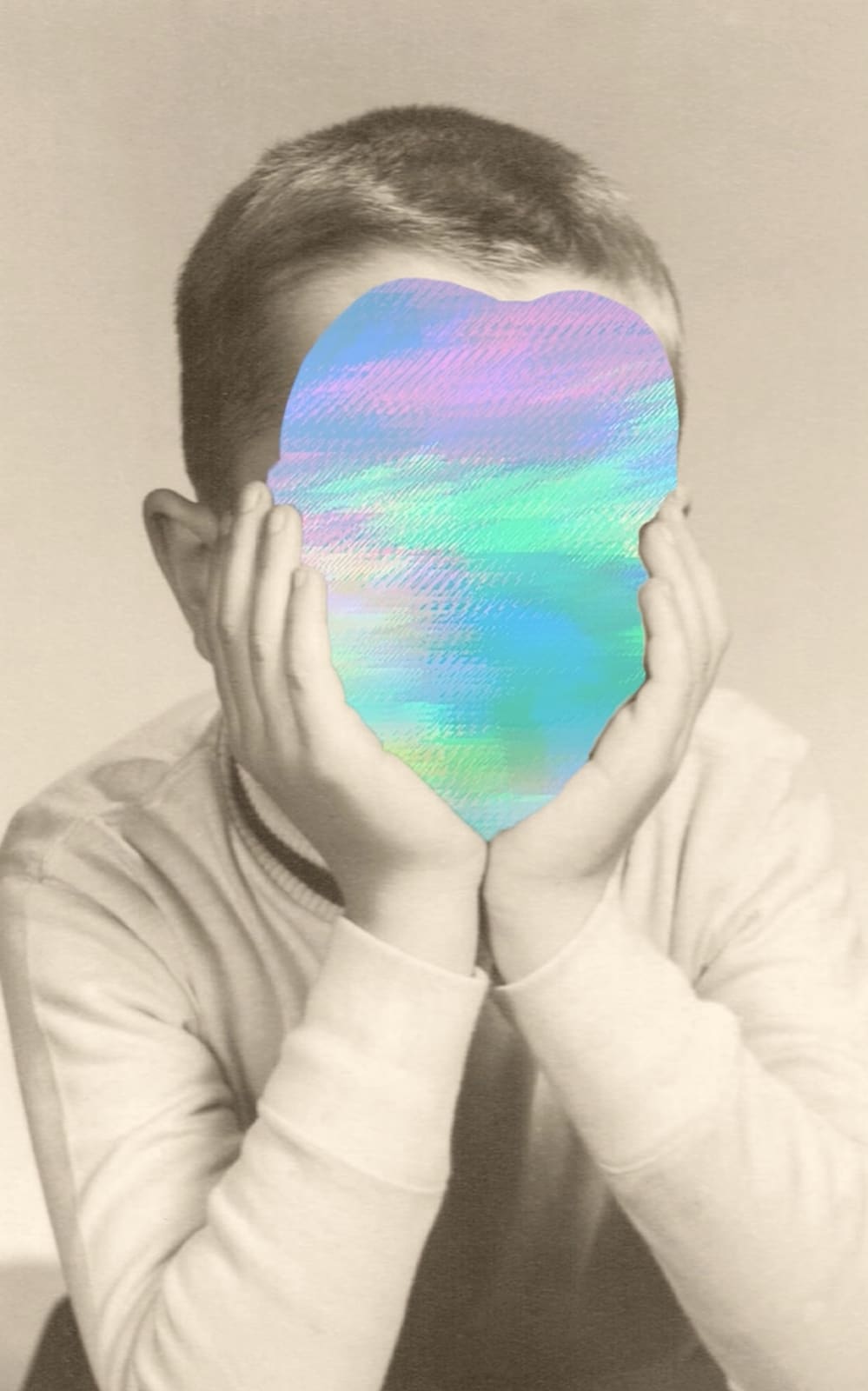 Andrea Wolf, Faces, Traces (boy), 2018