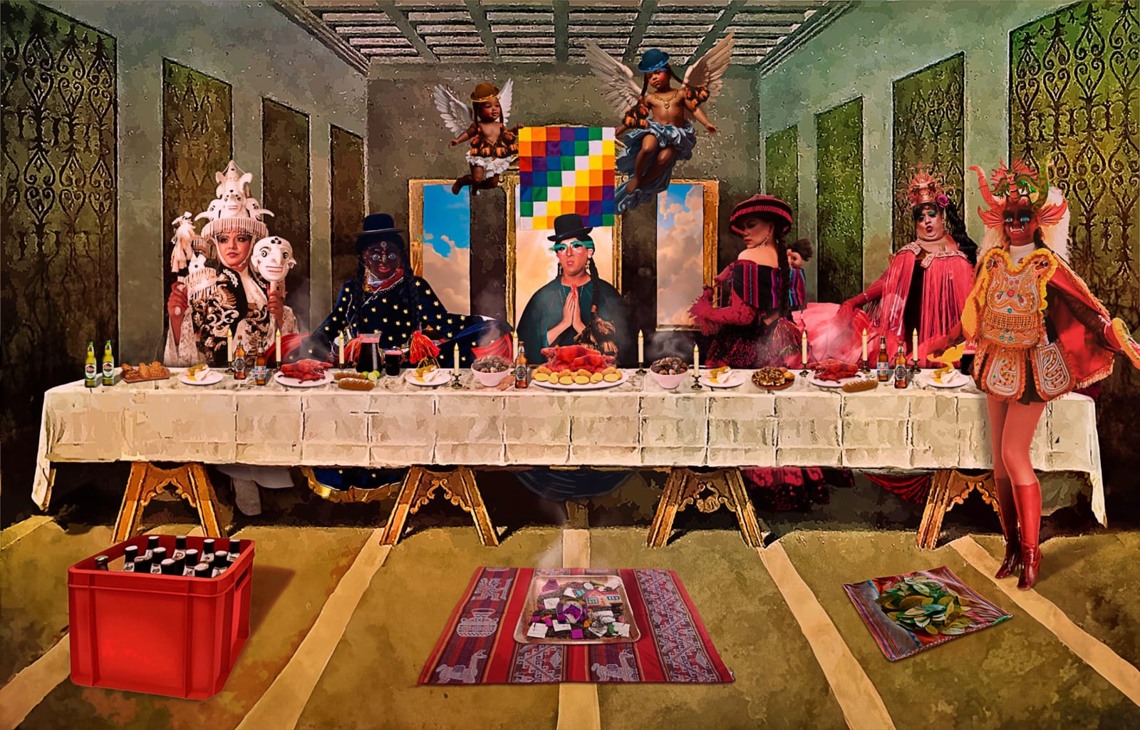 Cholita Chic, La Última Cena de Santa Marica, Travestismo en el Folclore Andino, 2025