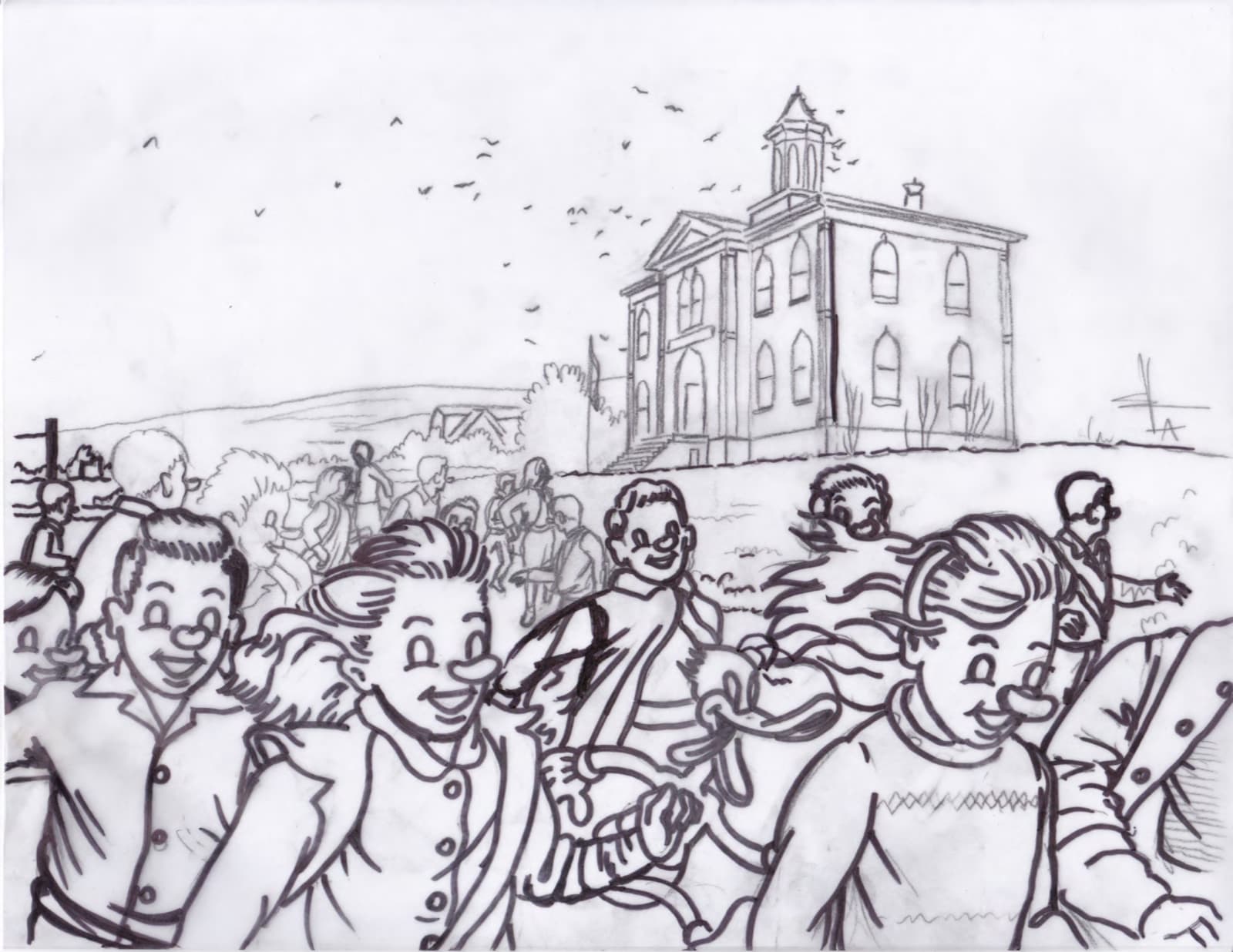 Víctor Castillo, Sketch n° 01 – The Birds, 2020