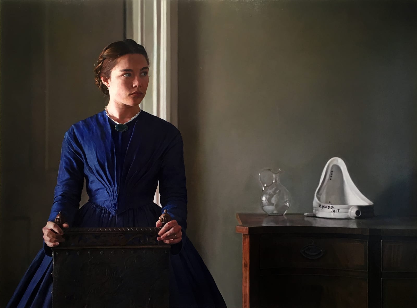 Francisco Uzabeaga, Dama de Azul (The Lady Dadá), 2019