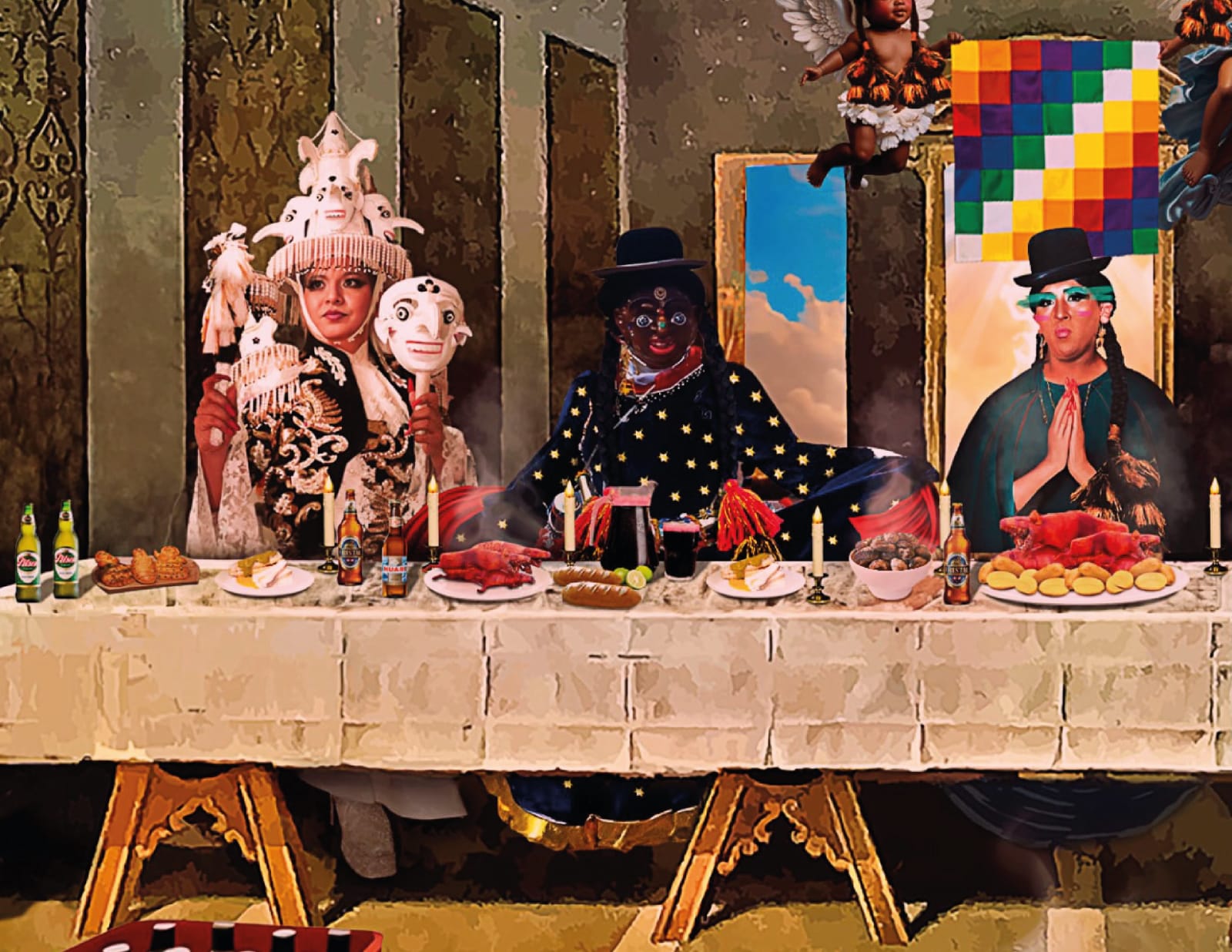Cholita Chic, La Última Cena de Santa Marica, Travestismo en el Folclore Andino, 2025