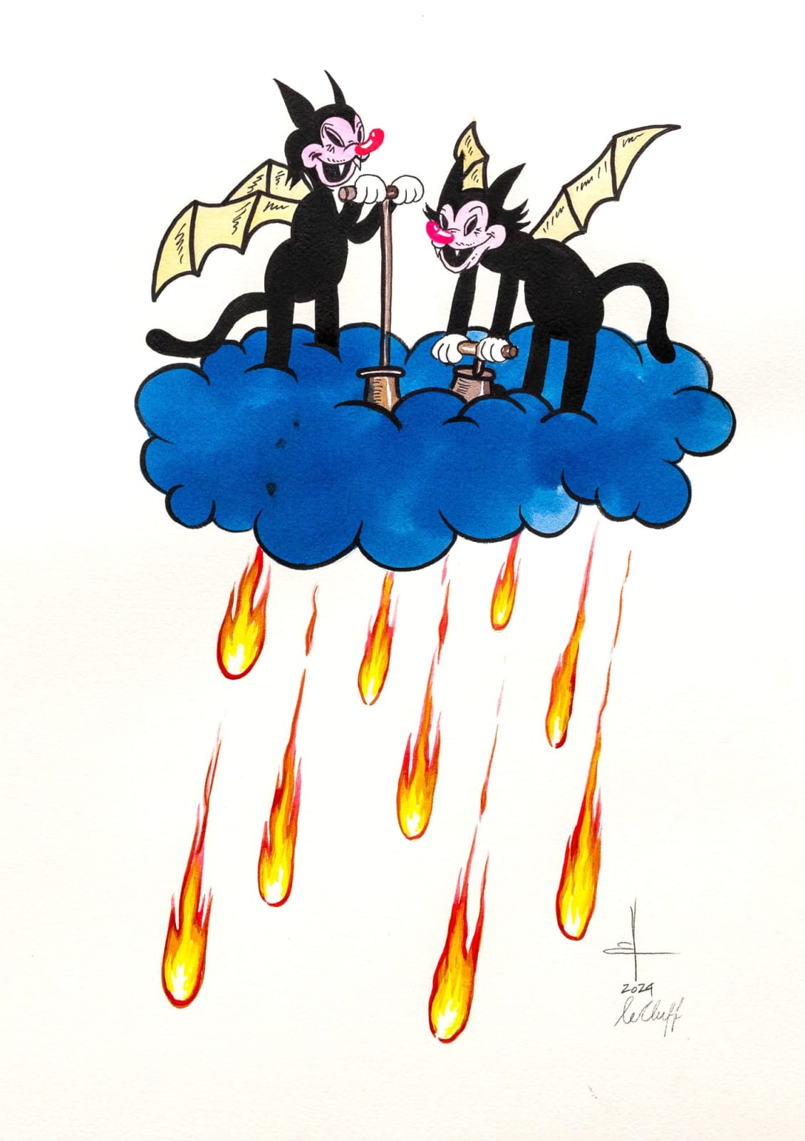 Víctor Castillo, Lluvia de Fuego, 2024