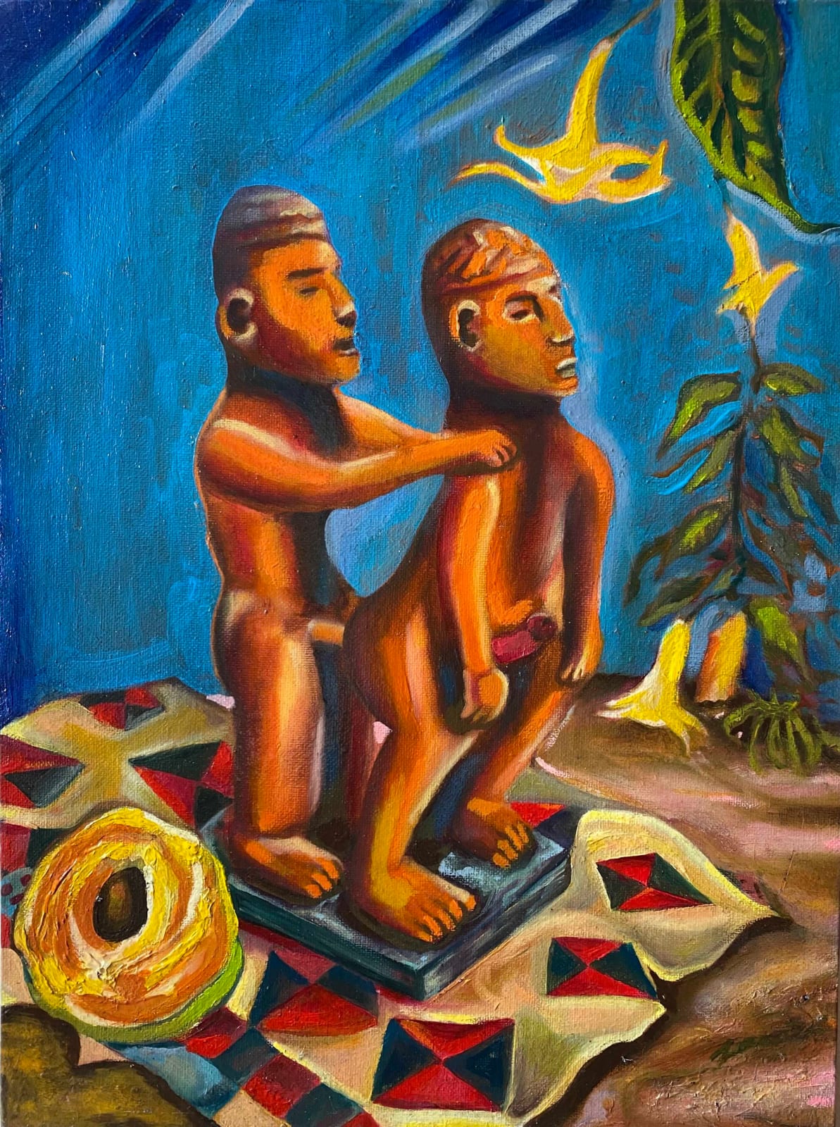 Jerardo Alfaro, Homocópula con lúcumas y floripondios, 2022