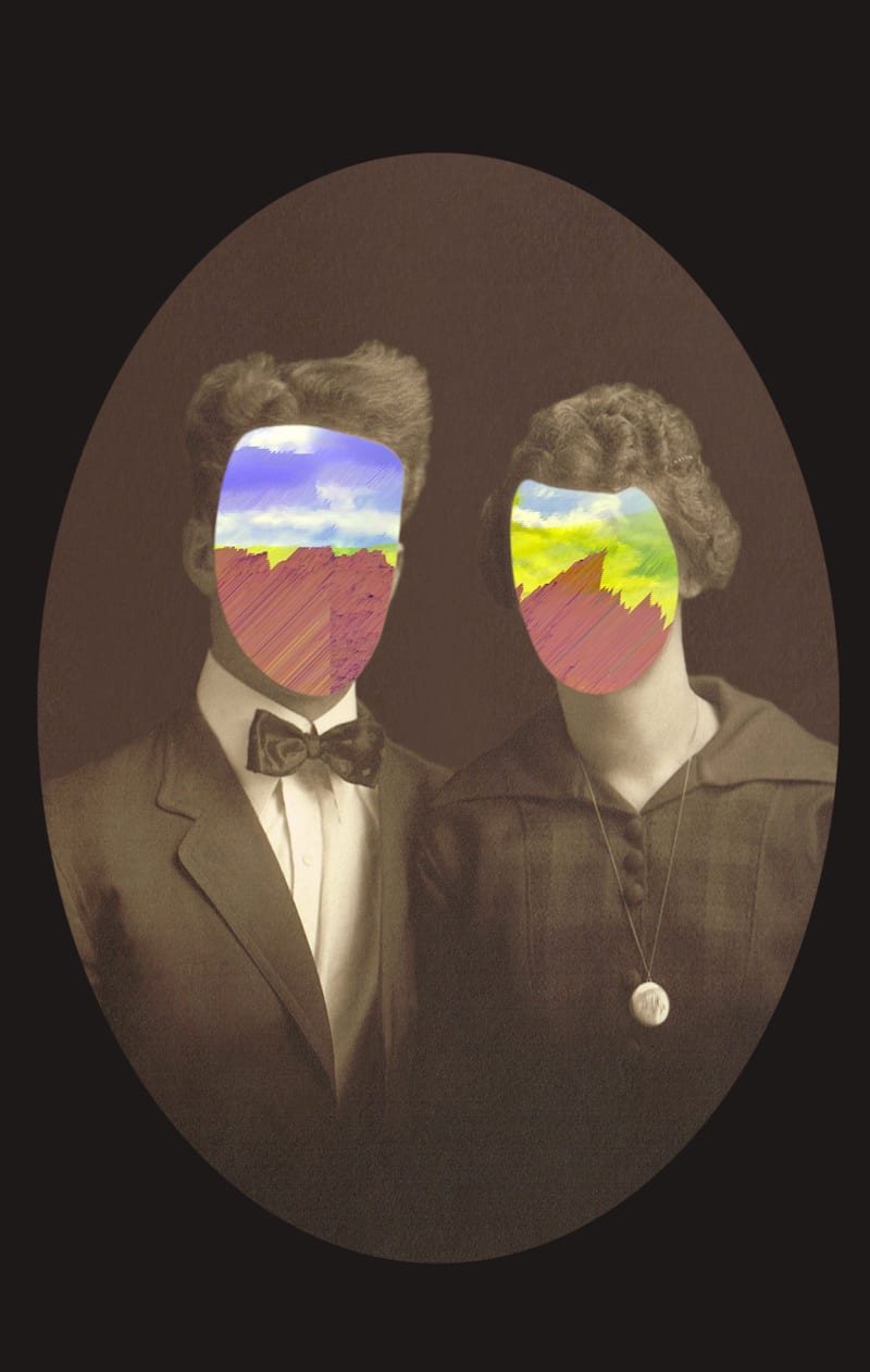 Andrea Wolf, Faces, Traces (couple 3), 2018