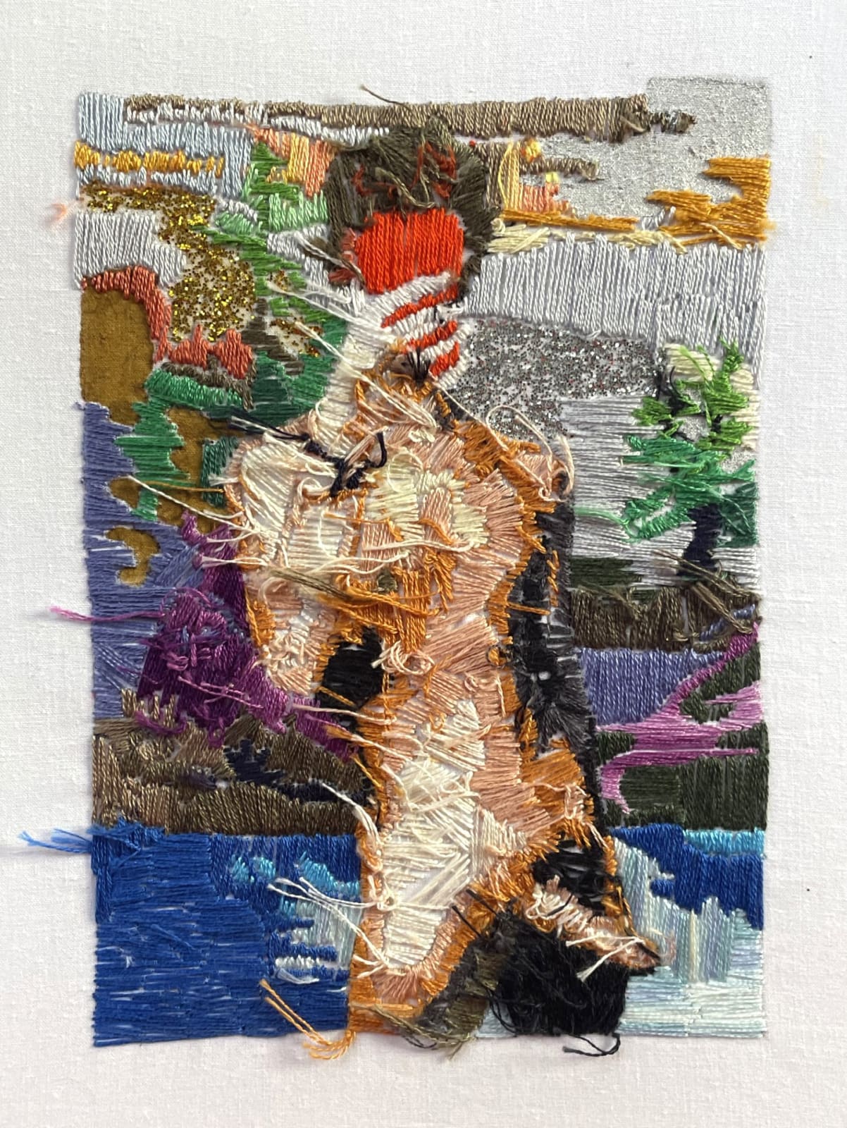 Marino Balbuena, Estoy listo para leer todas las letras de mi cuerpo #2, 2023