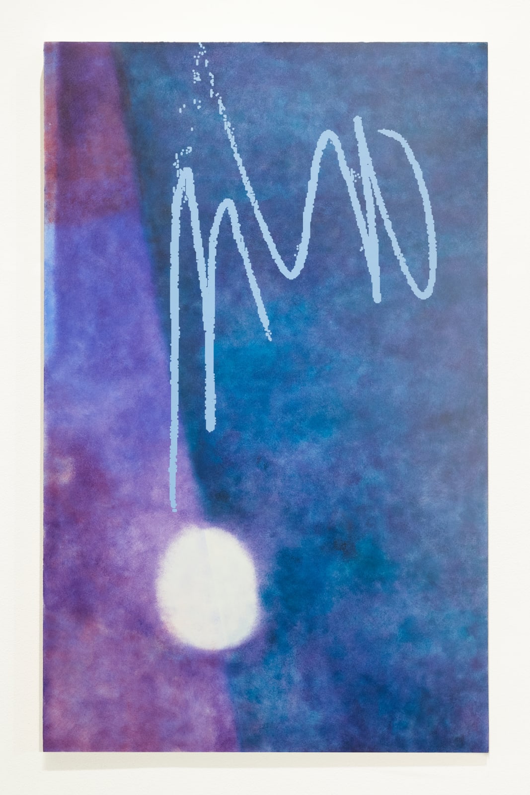 Vikram Divecha, Untitled Scene (Aimless Calligraphy, March 2), 2022