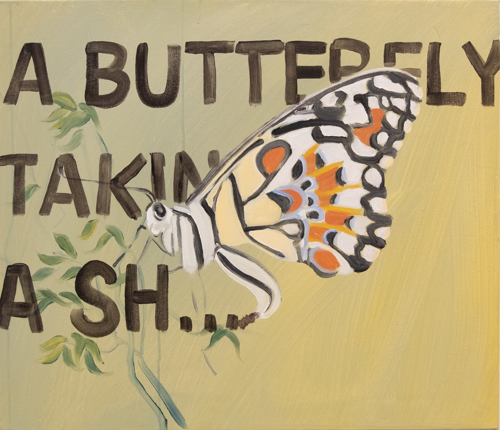 Hesam Rahmanian, A Butterfly taking a Sh…, 2019