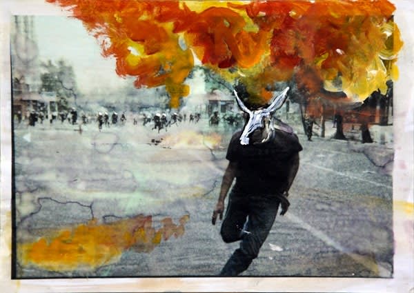 Rokni Haerizadeh, In the Land of the Blind the One-Eyed Man Is King, 2009