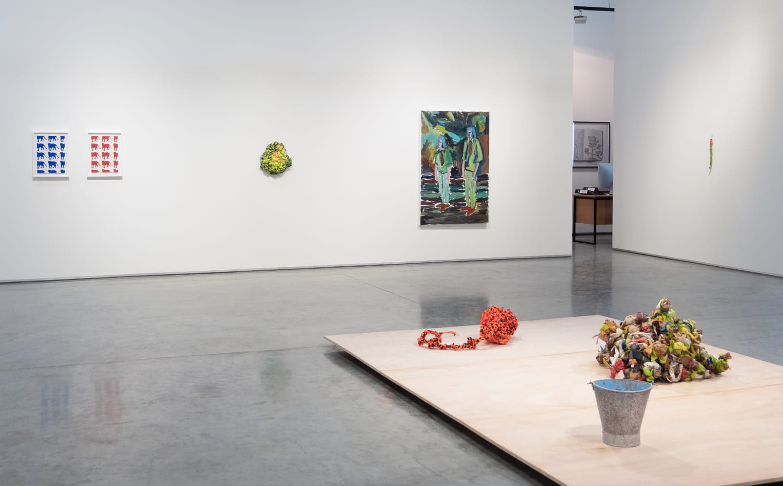 Hassan Sharif, Blue, 2019