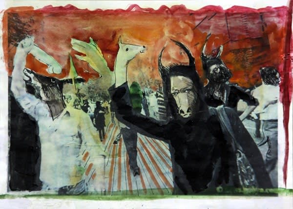 Rokni Haerizadeh, In the Land of the Blind the One-Eyed Man Is King, 2009