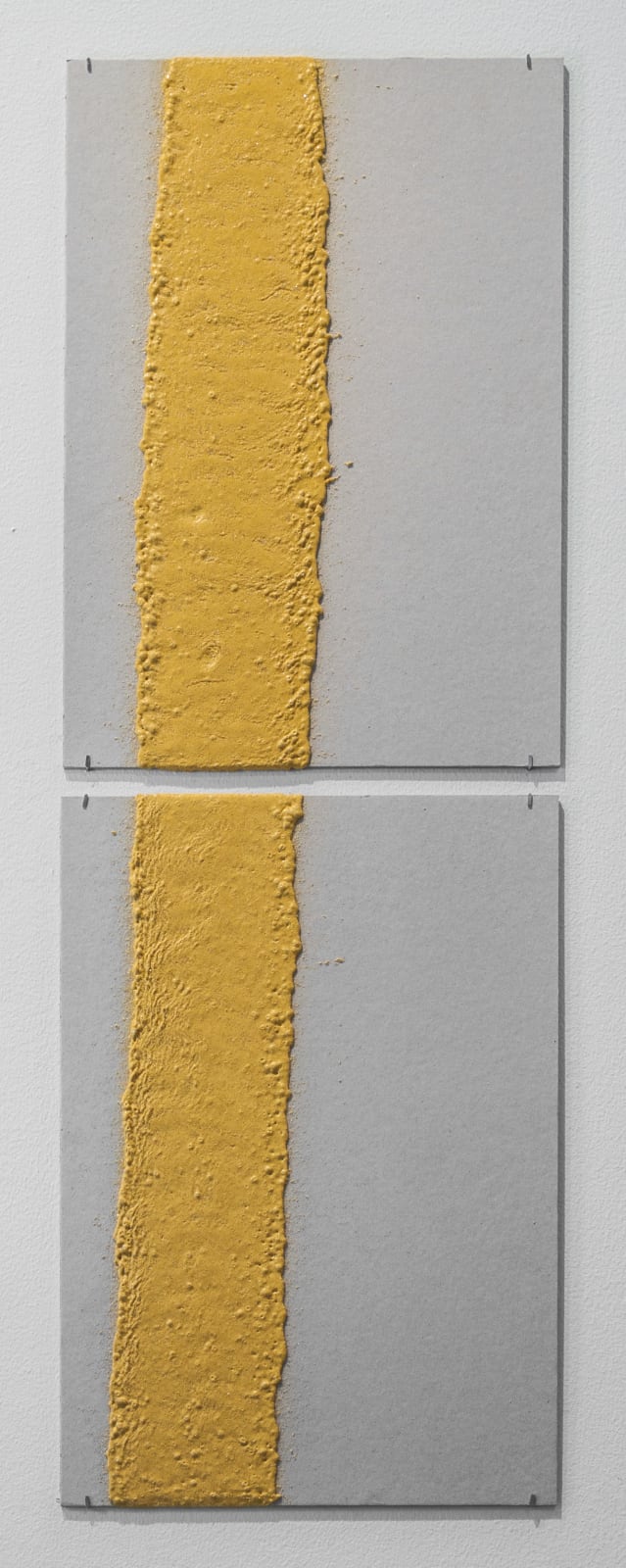 Vikram Divecha, 100mm (W), 1.5mm (T), Yellow, Edge Line (613), Machine Marking, Al Khawaneej 1, St 120, 2017