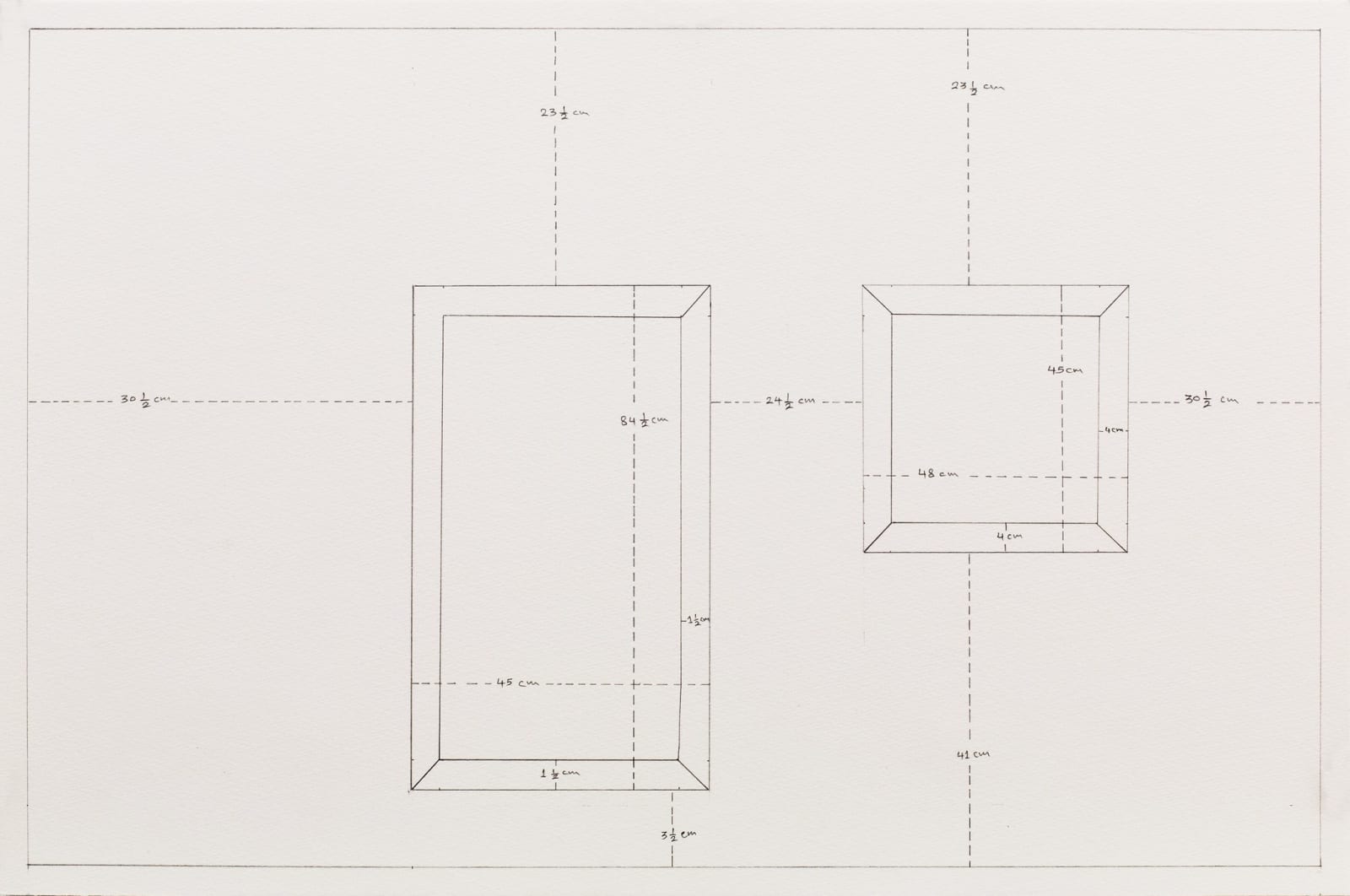 Mohammed Kazem, Measuring Walls, 1998 (Reconstituted in 2014)