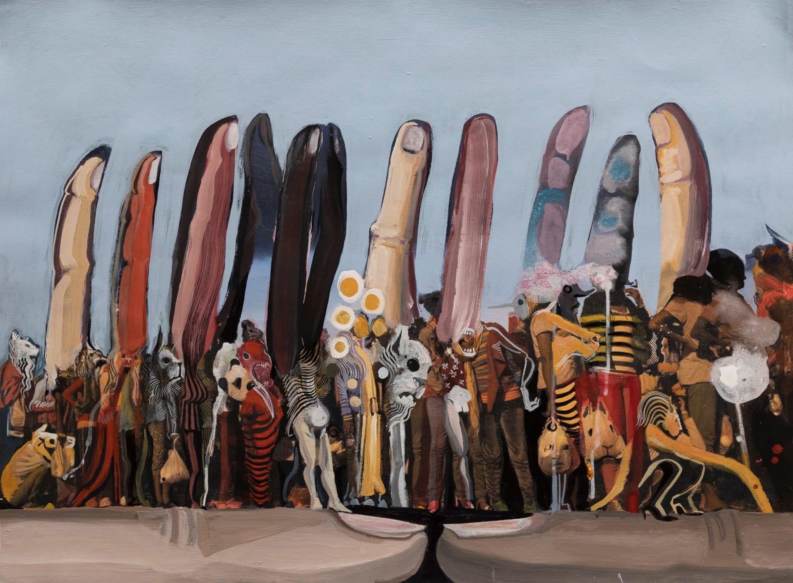 Ramin Haerizadeh, Rokni Haerizadeh and Hesam Rahmanian, Where To? Wherever It Chances, 2019